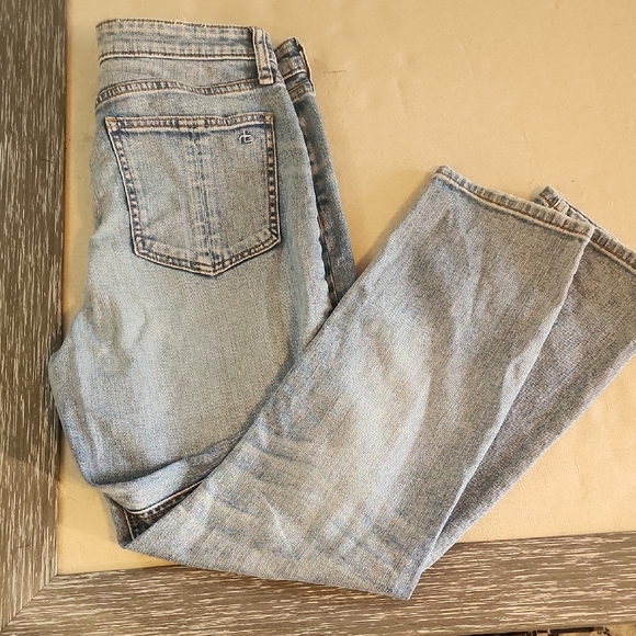 RAG And BONE Nina High Rise Ankle CIGARETTE JEANS SIZE 28. - Picture 3 of 10